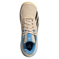 Adidas Courtflash Shoes Orange Black Blue Junior  Offer + Cheap