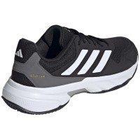 Adidas CourtJam Control Clay Nero Bianca Grigio Scarpe