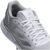 Tênis femininos Adidas Courtquick Padel Branco Cinza