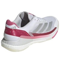 Adidas Crazyquick Boost Padel White Silver Pink Women''s Sneakers  Offer + Cheap
