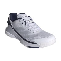 Adidas Crazyquick LS Padel Blanc, bleu gris