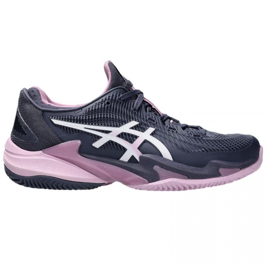 Asics Court FF 3 Clay Indigo Blue White Women''s Sneakers  Offer + Cheap