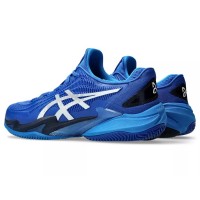 Asics Court FF 3 Novak Clay Blue Black Silver Sneakers  Offer + Cheap