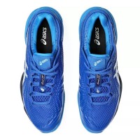 Asics Court FF 3 Novak Clay Blue Black Silver Sneakers  Offer + Cheap