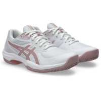 Asics Game FF Clay White Pink Morganite Sneakers da donna
