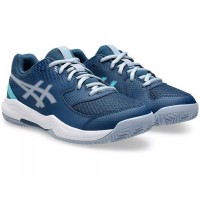 Asics Gel Dedicate 8 Padel GS Blue Mako Gray Junior Sneakers  Offer + Cheap