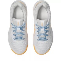 Asics Gel Dedicate 8 Padel GS White Orange Junior Sneakers  Offer + Cheap