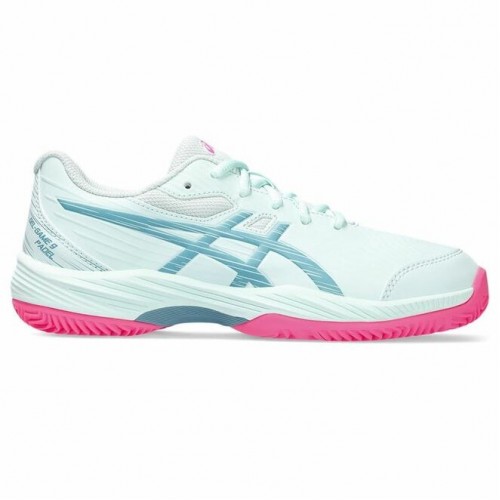 Sneakers Asics Gel Gioco Padel 9 Menta Grigio Blu Junior