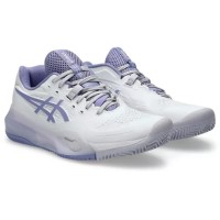 Tênis femininos Asics Gel Resolution X Clay White Purple