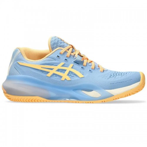 Sneakers Asics Gel Resolution X Padel Blue Stone Orange Donna