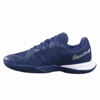 Babolat Jet Premura 2 Bleu foncé Vert Flash Junior Baskets