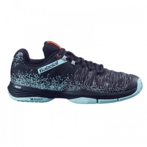 Babolat Sensa Black Turquoise Women Shoes