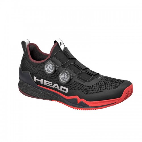 Zapatillas de Padel Head Endure Pro BOA Clay Negro Rojo