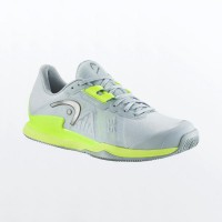 Zapatillas Head Sprint Pro 3.5 Clay Gris Amarillo