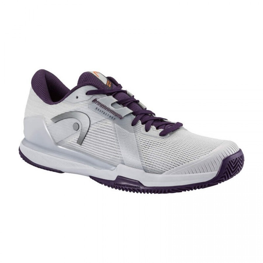Head Sprint Pro 4.0 Clay White Silver Sneakers