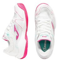Tênis Junior Joma Slam 2602 Branco Rosa