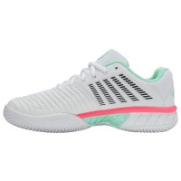 Kswiss Express Light 3 HB Clay Bianco Menta Rosa Sneakers Donna