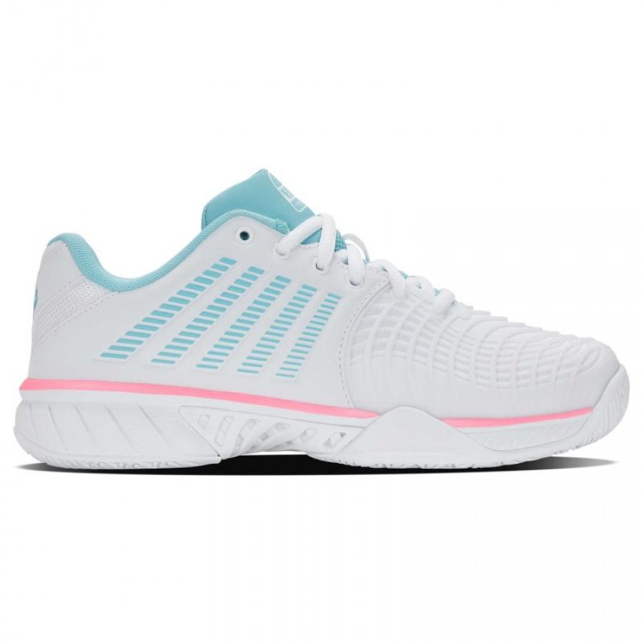 Kswiss Express Light 3 HB Padel White Blue Baskets pour femmes