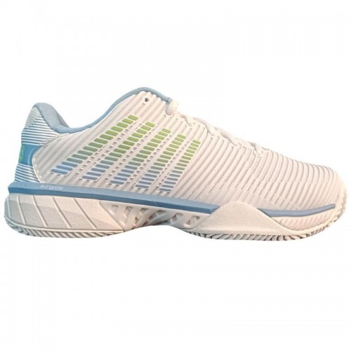 Kswiss Hypercourt Express 2 HB Clay Bianco Blu Verde Sneakers Donna