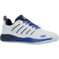 Kswiss Sanyo Ultra Court Padel White Navy Blue Sneakers  Offer + Cheap
