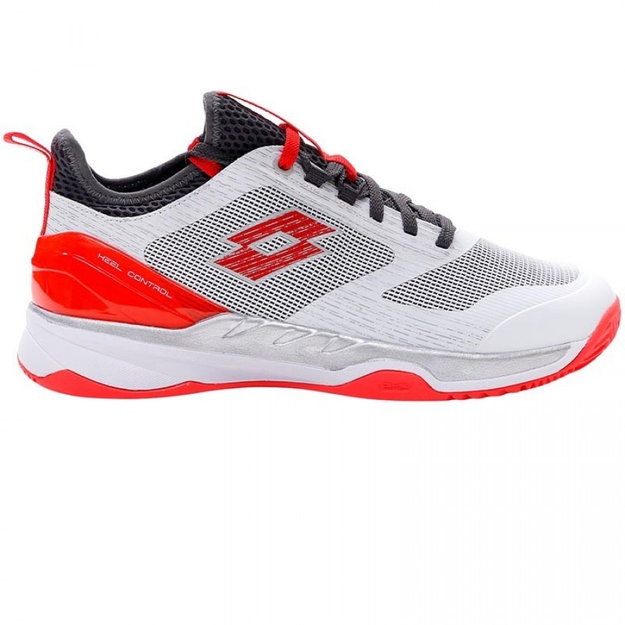 Lotto Mirage 200 Red White Sneakers PADELPOINT Lotto Mirage 200 Red White Sneakers