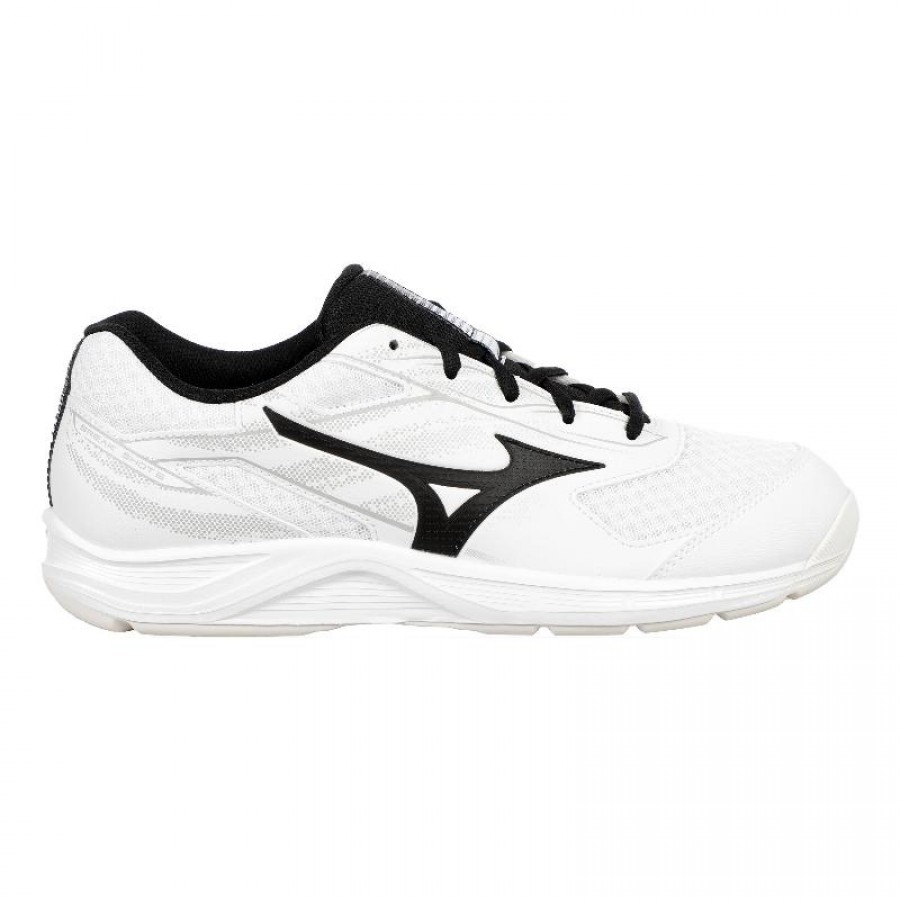 Mizuno Break Shot 5 Clay White Black Sneakers  Offer + Cheap