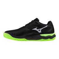 Mizuno Wave Enforce Court Padel Black Green Sneakers