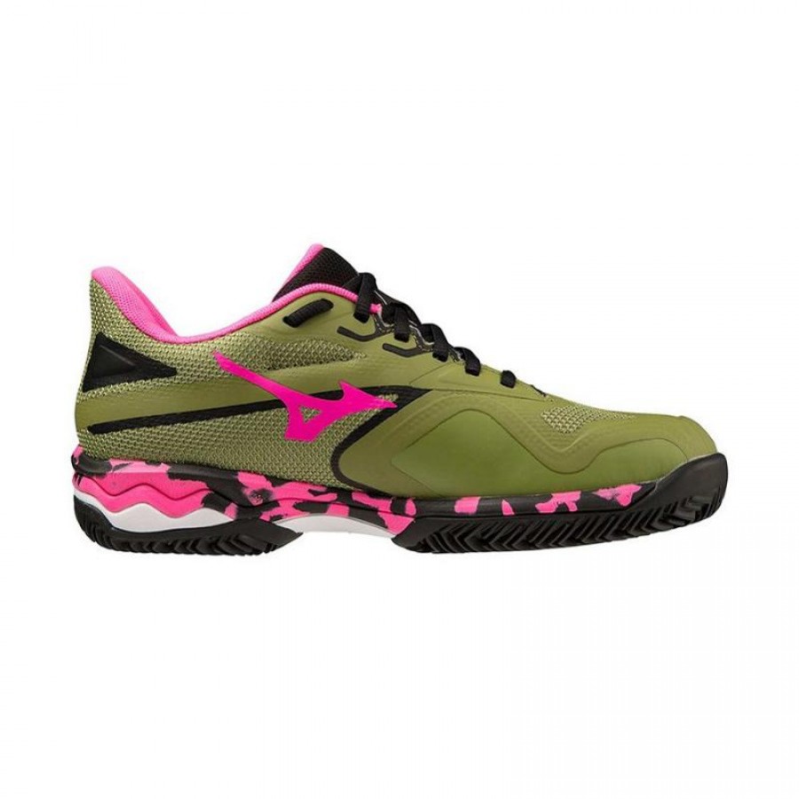 Sneakers Mizuno Wave Exceed Light 2 Green Fuchsia Women  Offer + Cheap