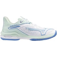 Mizuno Wave Exceed Tour 6 Clay White Blue Women''s Sneakers  Offer + Cheap