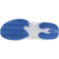 Mizuno Wave Exceed Tour 6 Clay White Blue Women''s Sneakers  Offer + Cheap