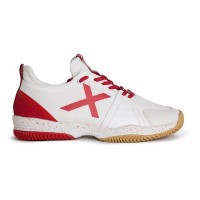 Munich Oxygen 37 PAD Sneakers Bianco Rosso PADELPOINT Munich Oxygen 37 PAD Sneakers Bianco Rosso