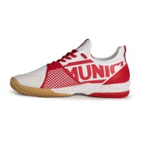 Munich Oxygen 37 PAD Sneakers Bianco Rosso PADELPOINT Munich Oxygen 37 PAD Sneakers Bianco Rosso