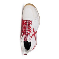 Munich Oxygen 37 PAD Sneakers Bianco Rosso PADELPOINT Munich Oxygen 37 PAD Sneakers Bianco Rosso