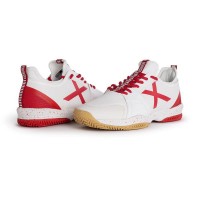 Munich Oxygen 37 PAD Sneakers Bianco Rosso PADELPOINT Munich Oxygen 37 PAD Sneakers Bianco Rosso