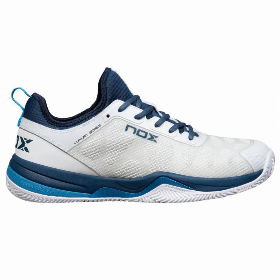 Nox Nerbo White Blue Sneakers  Offer + Cheap