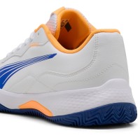 Puma Nova Smash White Blue Orange Sneakers  Offer + Cheap