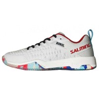 Salming Rebel Light Dazzle White Red Blue Women''s Shoes  Offer + Cheap