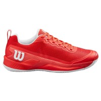 Wilson Rush Pro 4.5 Clay Red White Sneakers  Offer + Cheap