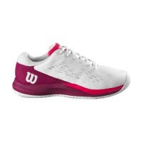 Wilson Rush Pro Ace Sneakers Junior Bordeaux Bianco PADELPOINT Wilson Rush Pro Ace Sneakers Junior Bordeaux Bianco