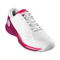 Wilson Rush Pro Ace Sneakers Junior Bordeaux Bianco PADELPOINT Wilson Rush Pro Ace Sneakers Junior Bordeaux Bianco