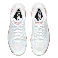 Zapatillas Wilson Rush Pro Ace Blanco Rosa Junior