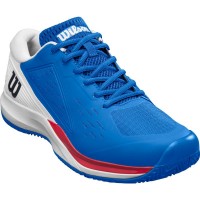 Wilson Rush Pro Ace Clay Blue White Red Sneakers  Offer + Cheap