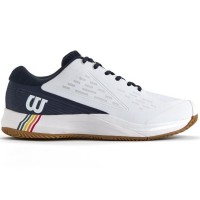 Wilson Rush Pro Ace Clay White Navy Blue Sneakers  Offer + Cheap