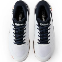 Wilson Rush Pro Ace Clay White Navy Blue Sneakers  Offer + Cheap