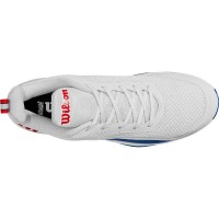 Wilson Rush Pro Lite White Blue Red Sneakers  Offer + Cheap