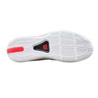 Tênis Wilson Rush Tour 5 Clay White Aqua Coral